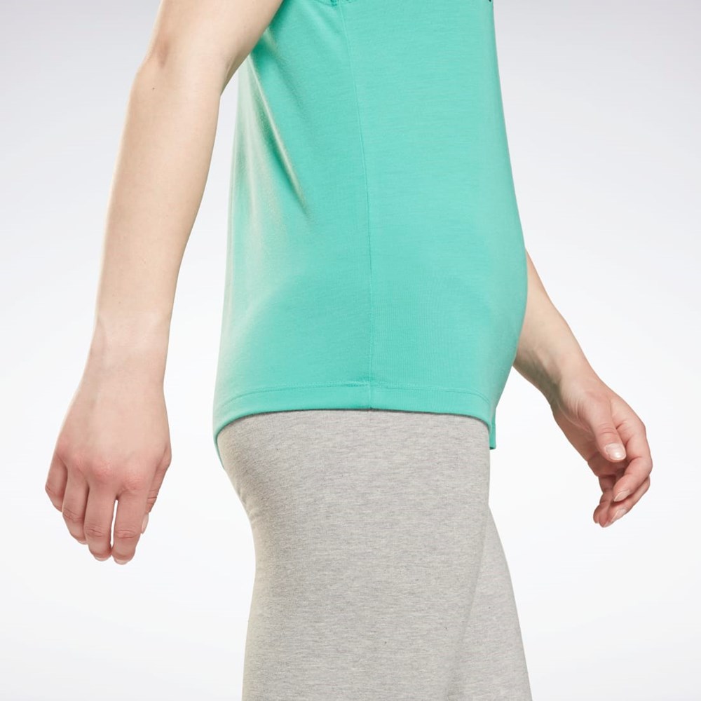 Reebok Athlete Vector Tank Top Future Teal | XEJVR-7341