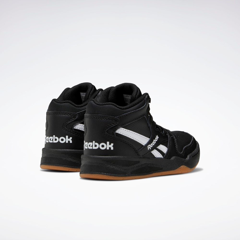 Reebok BB 4500 Court Shoes - Preschool Svarta Svarta Vita | DAZCI-9501