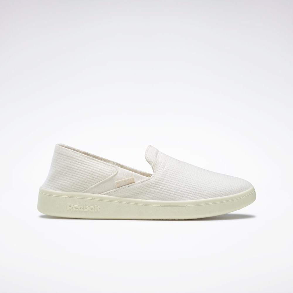 Reebok Bomull & Corn Slip-On Shoes Vita | MLQEC-8615