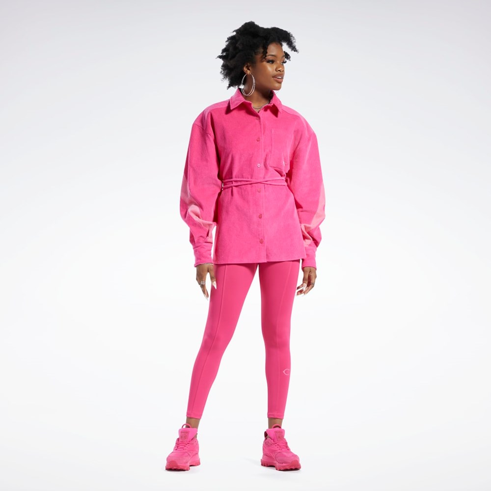 Reebok Cardi B Corduroy Cover-Up Rosa | UWGMQ-3109