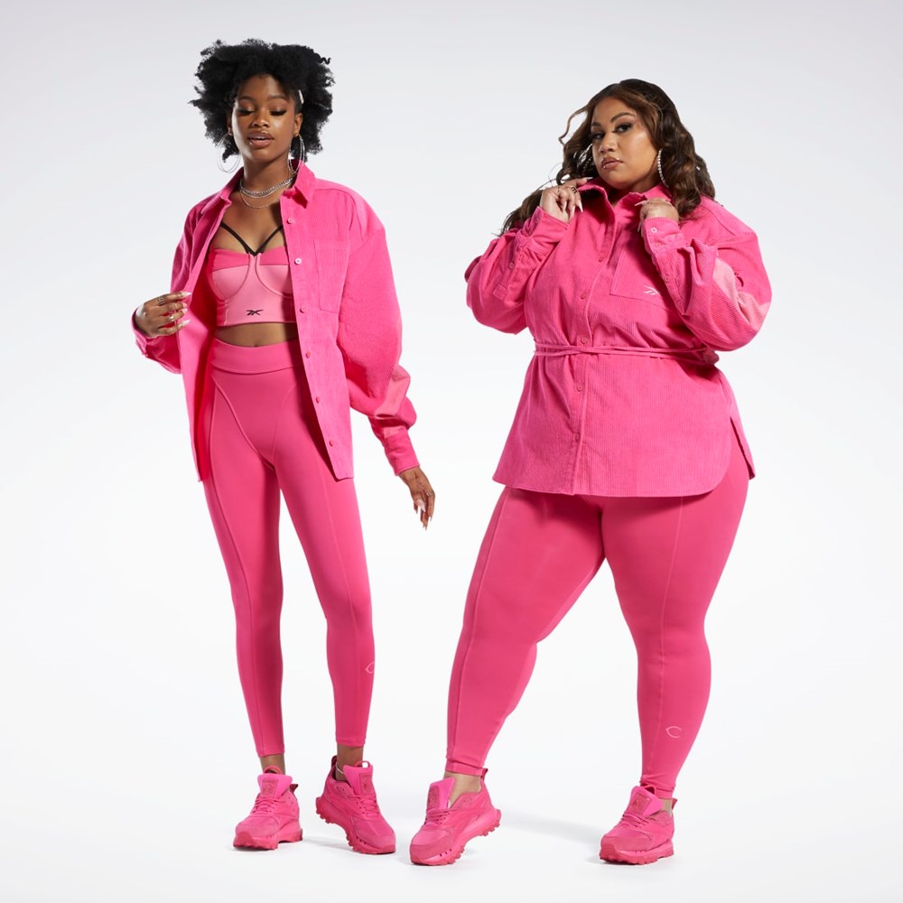 Reebok Cardi B Corduroy Cover-Up Rosa | UWGMQ-3109