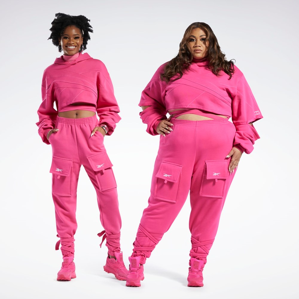Reebok Cardi B Knit Pants (Plus Size) Rosa | OAVQC-5940