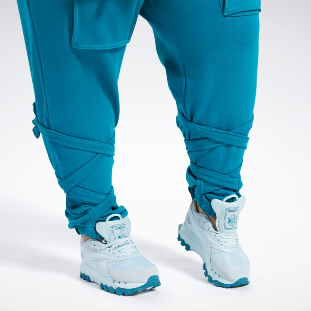 Reebok Cardi B Knit Pants (Plus Size) Seaport Teal | YIUKQ-3658
