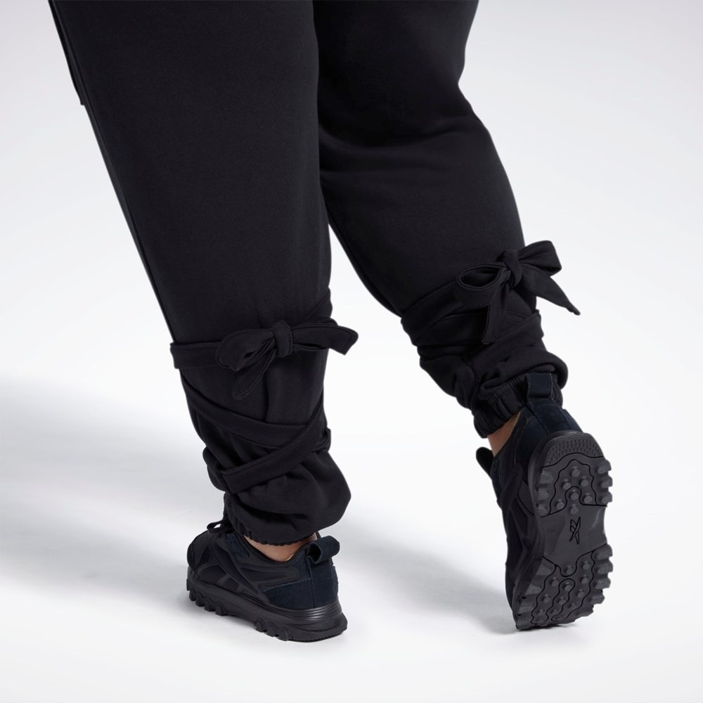 Reebok Cardi B Knit Pants (Plus Size) Svarta | RQFJZ-1502