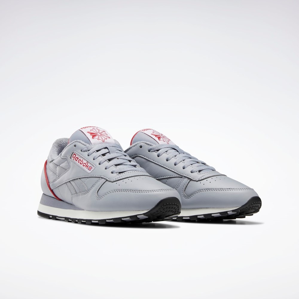 Reebok Classic Leather 1983 Vintage Shoes Grå Röda | ROCTH-8421