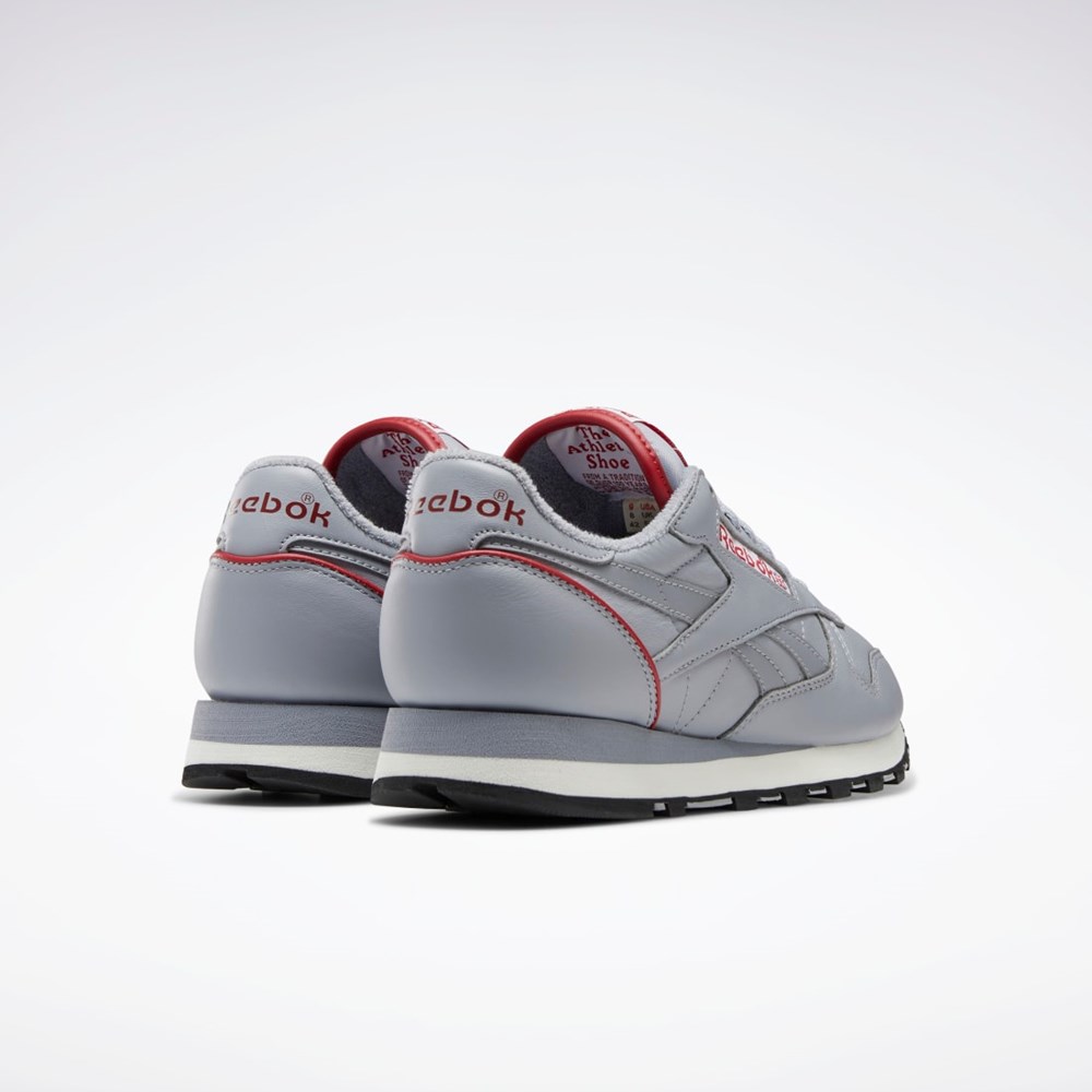 Reebok Classic Leather 1983 Vintage Shoes Grå Röda | ROCTH-8421