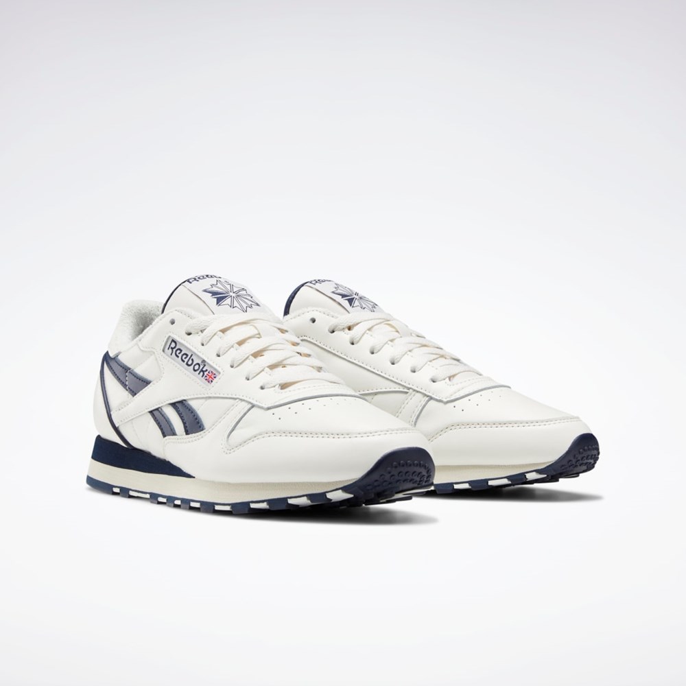Reebok Classic Leather 1983 Vintage Shoes Marinblå | XJTGM-0573