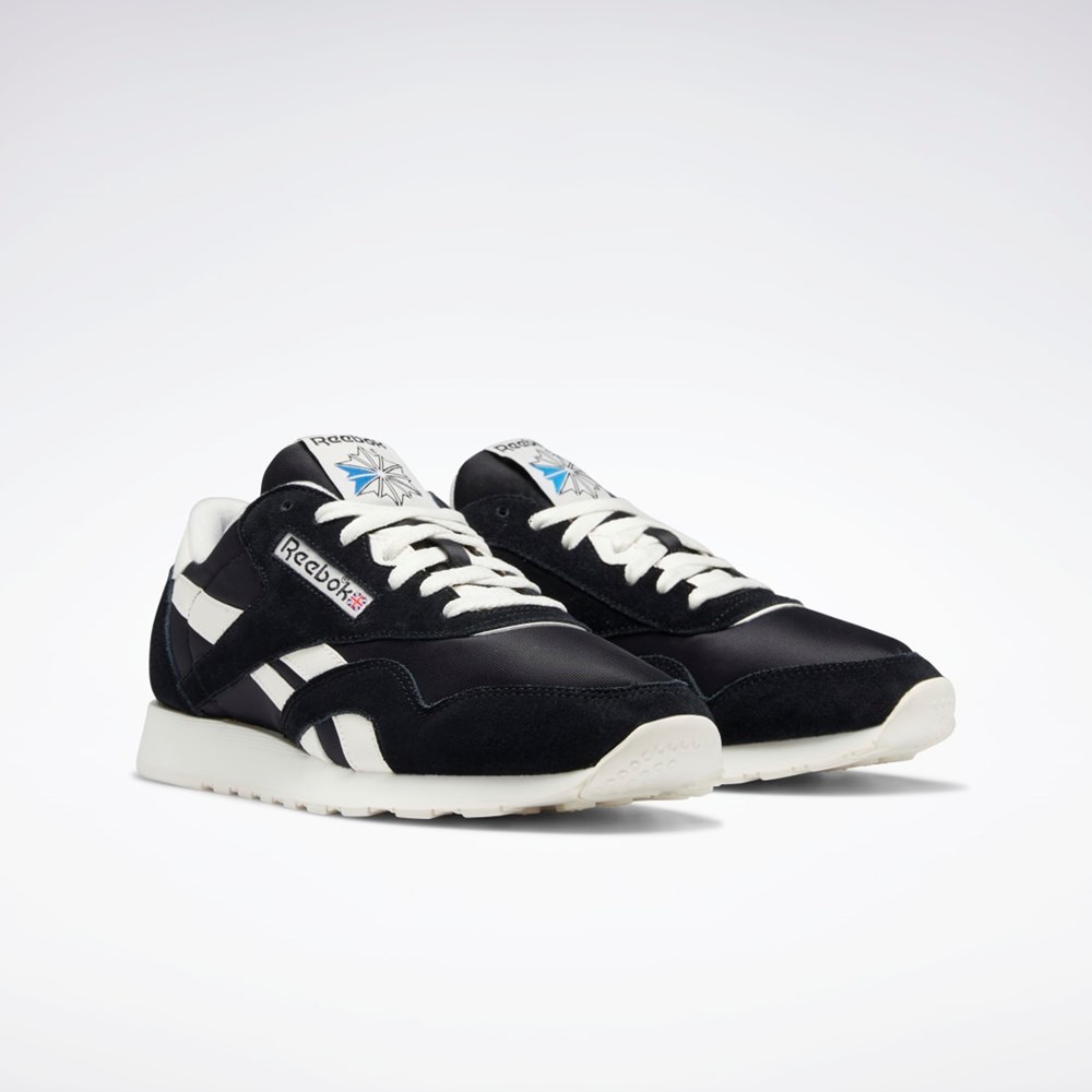 Reebok Classic Nylon 1991 Vintage Shoes Svarta Blå | KMIYA-1038