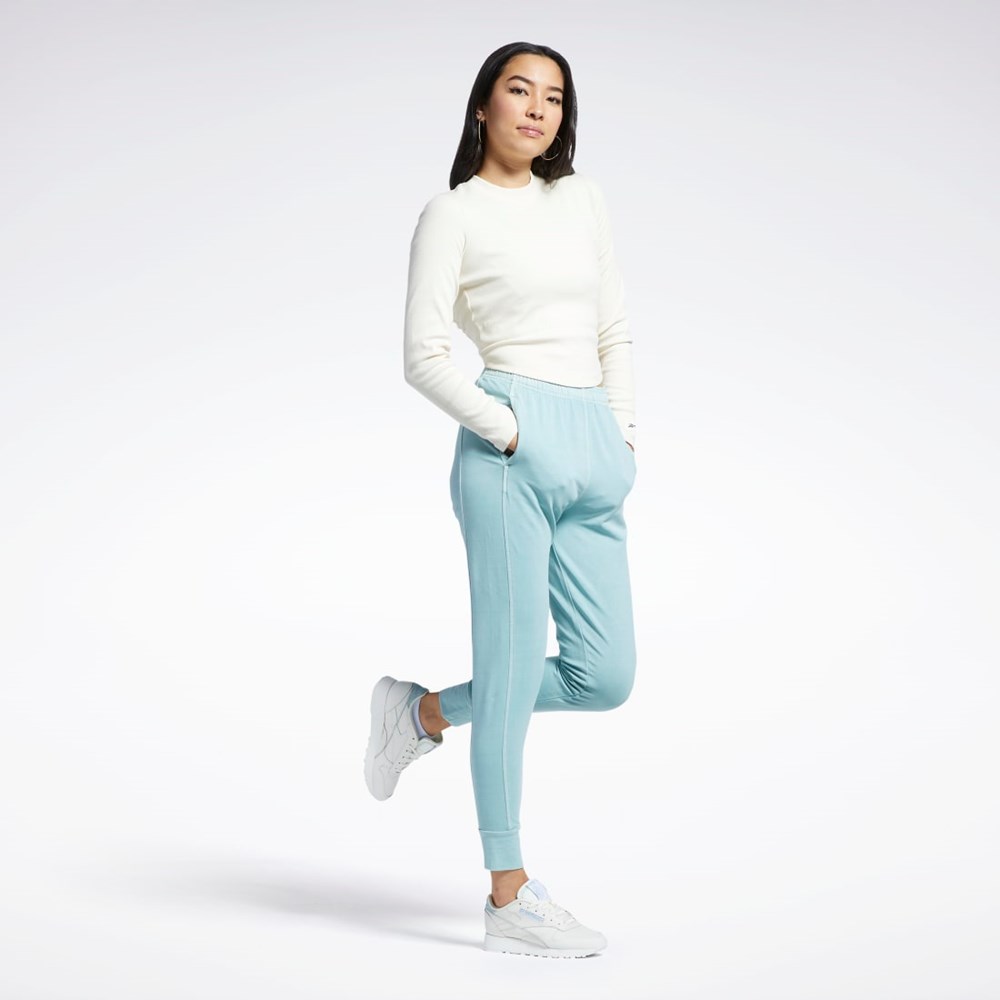 Reebok Classics Natural Dye Räfflad Long Sleeve Wrap Shirt Non-Dyed | FYENK-5146