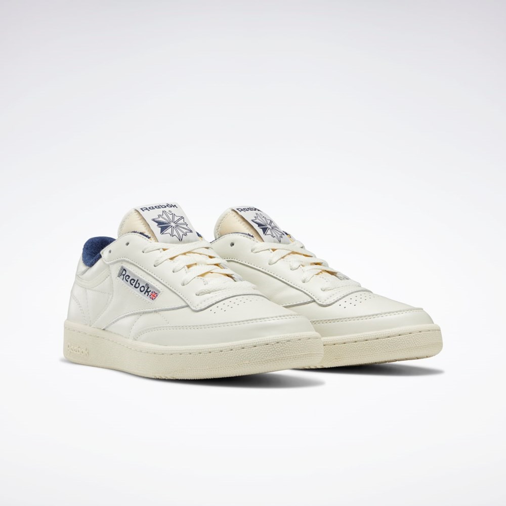 Reebok Club C 85 Vintage Shoes Marinblå | JZOYK-5026