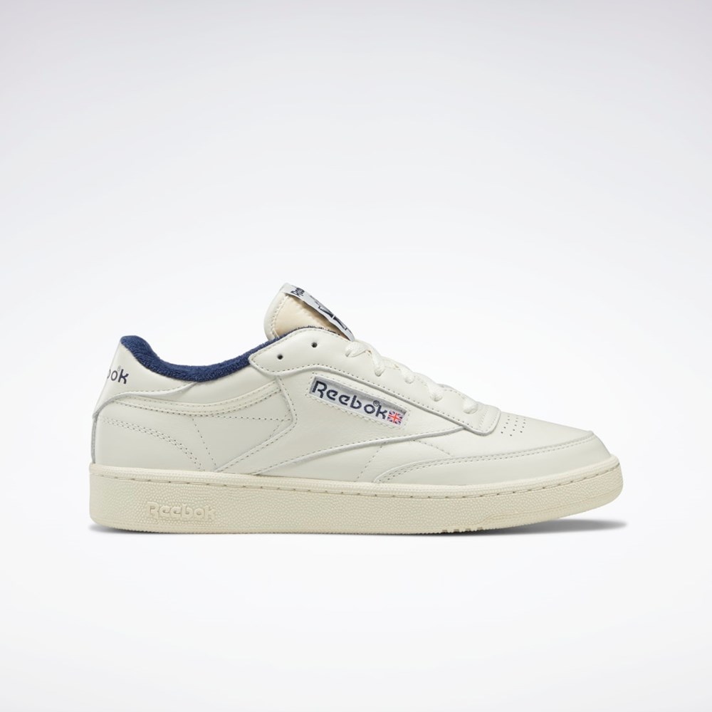 Reebok Club C 85 Vintage Shoes Marinblå | JZOYK-5026