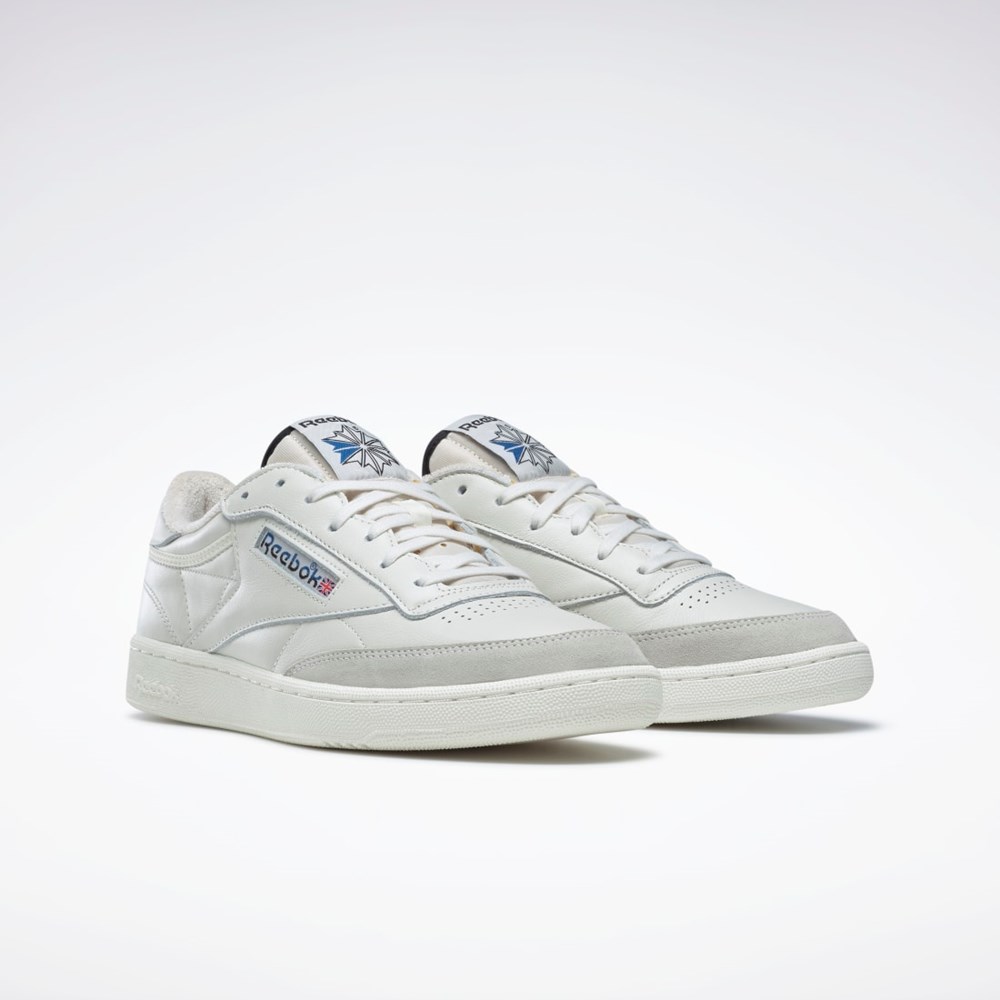 Reebok Club C 85 Vintage Shoes Svarta Blå | ABUTC-8304