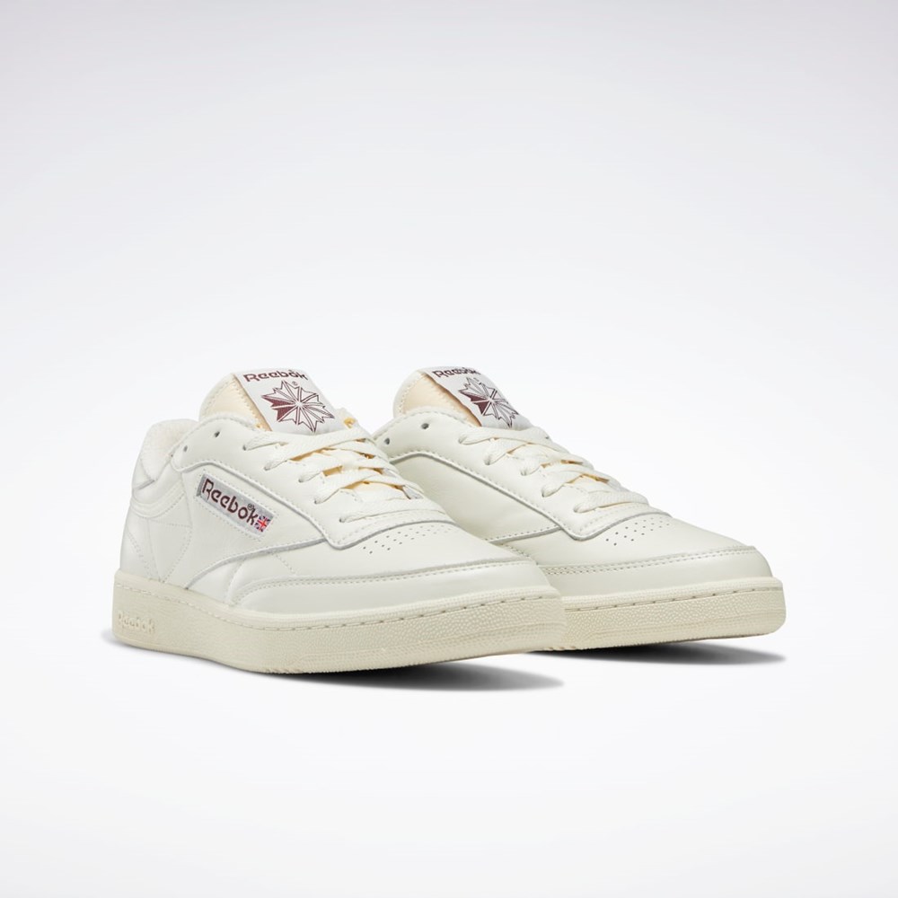 Reebok Club C 85 Vintage Shoes Vinröda | YEVOB-9762