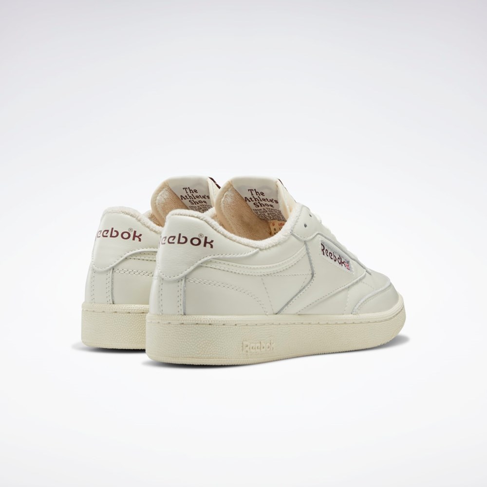 Reebok Club C 85 Vintage Shoes Vinröda | YEVOB-9762