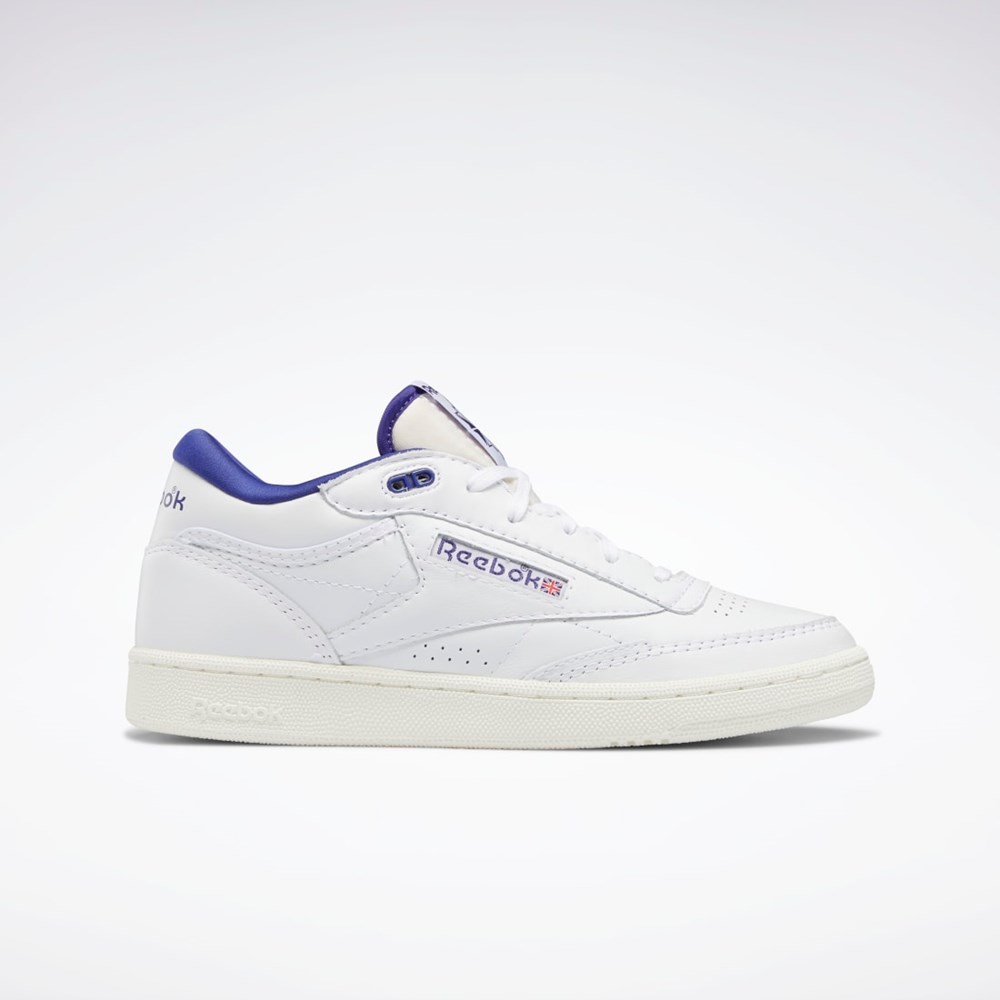 Reebok Club C Mid II Vintage Shoes Vita Lila | FWBKM-0854