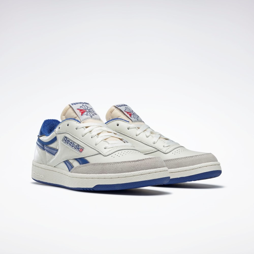 Reebok Club C Revenge Vintage Shoes Kungsblått Röda | HVDIF-2185