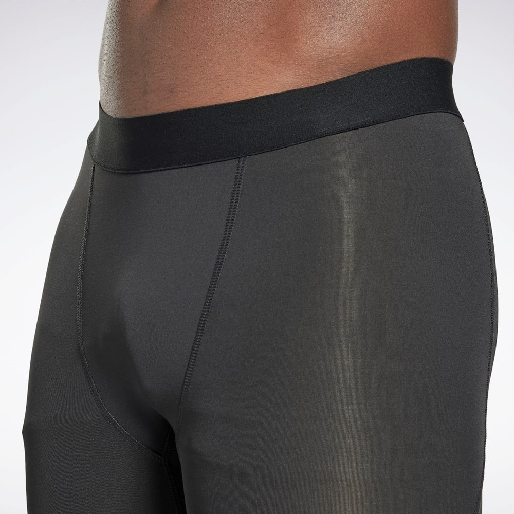 Reebok Compression Briefs Svarta | KDEMH-6750