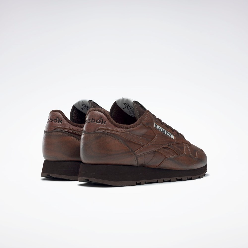 Reebok Eames Classic Leather Shoes Mörkbruna Mörkbruna Mörkbruna | SBAEY-0238