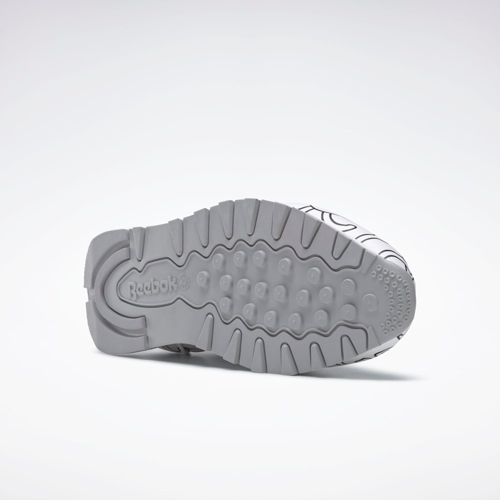 Reebok Eames Classic Leather Shoes Vita Vita Svarta | LWQRS-0194