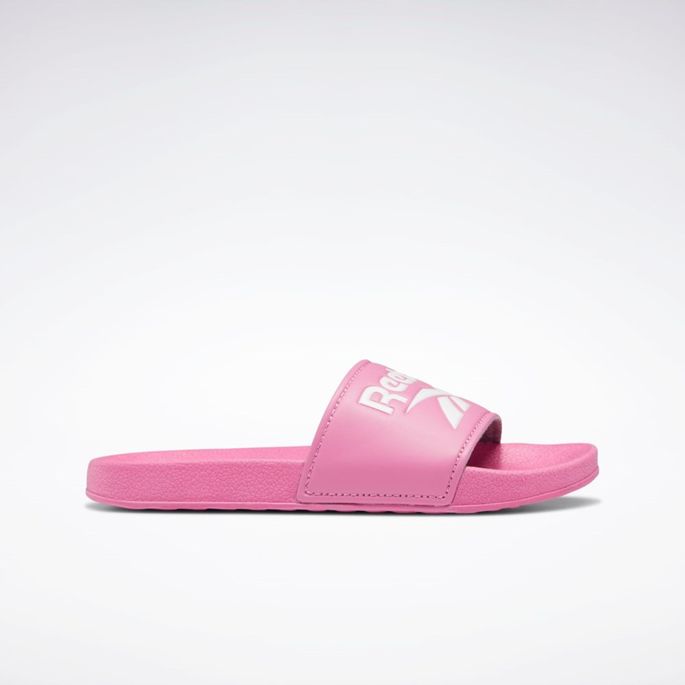 Reebok Fulgere Slides - Preschool Rosa Rosa Vita | JBQDW-2974