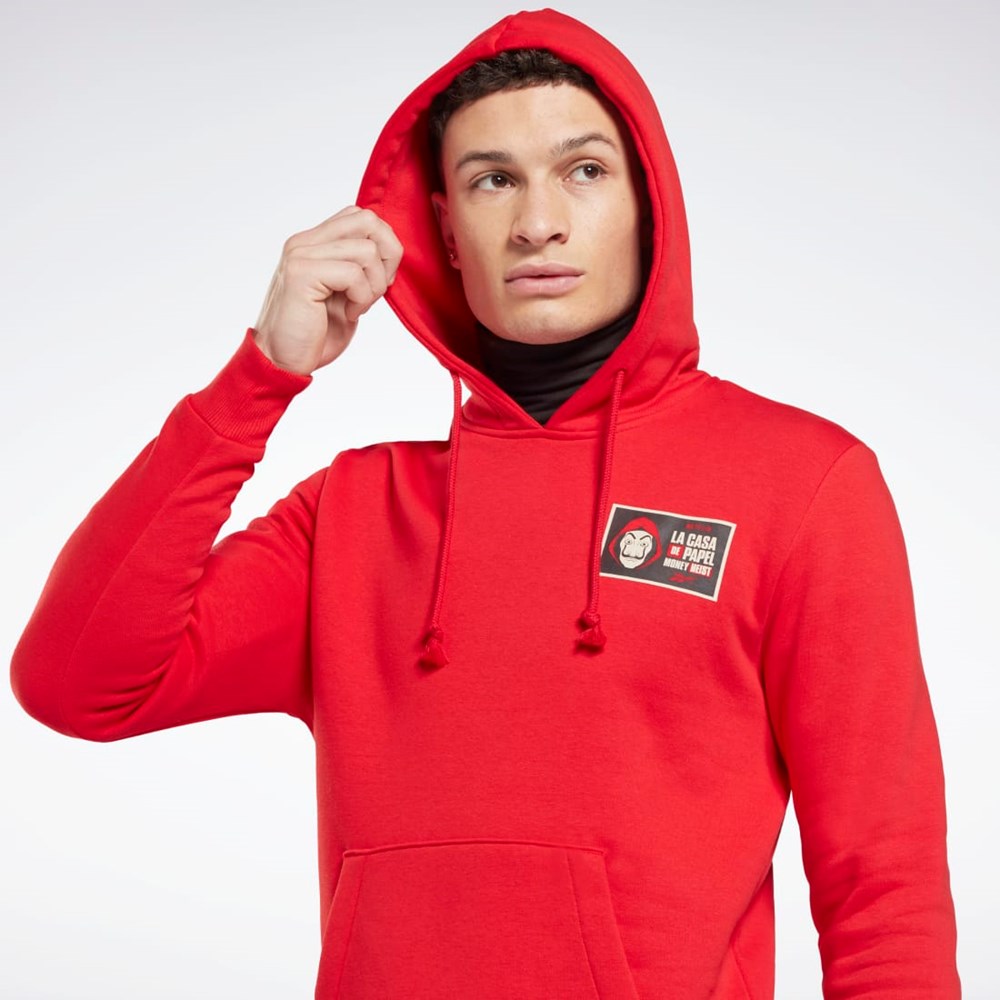 Reebok La Casa De Papel Sweatshirt Röda | OASMJ-5720