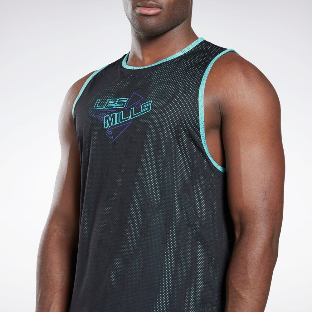 Reebok Les Mills® Reversible Pinny Svarta | WQEGU-4962