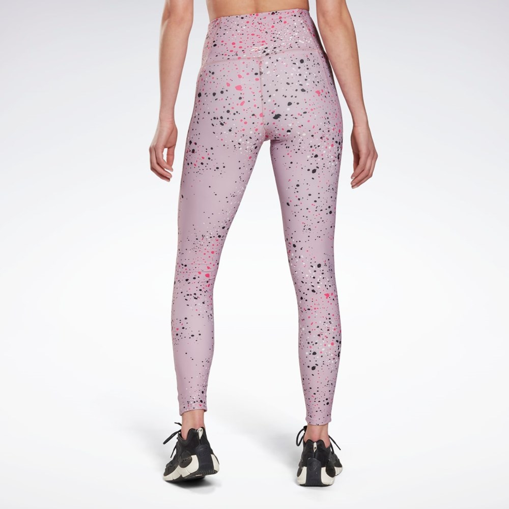 Reebok Lux 2.0 Multi-Colored Speckle Leggings Infused Lilac | YAPDT-2537