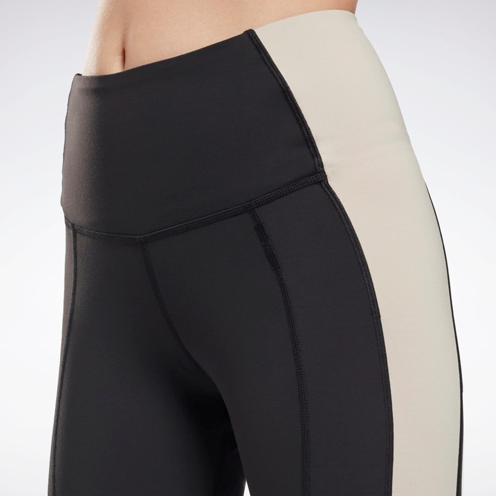 Reebok Lux High-Rise Colorblock Leggings Svarta | BCDNG-5189