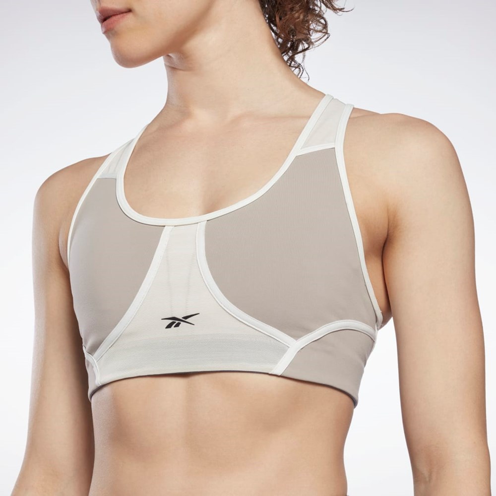 Reebok Lux Racer Vadderad Colorblocked Bra Grå | FNSYQ-7063