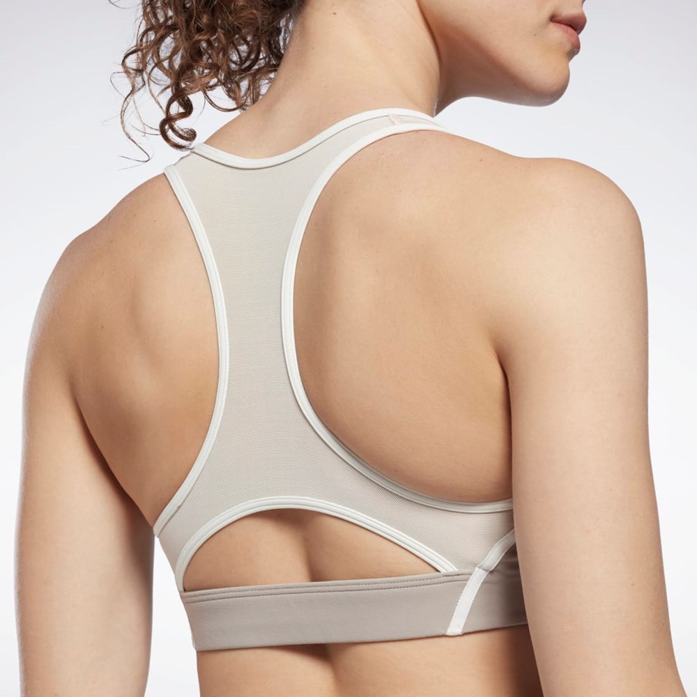 Reebok Lux Racer Vadderad Colorblocked Bra Grå | FNSYQ-7063