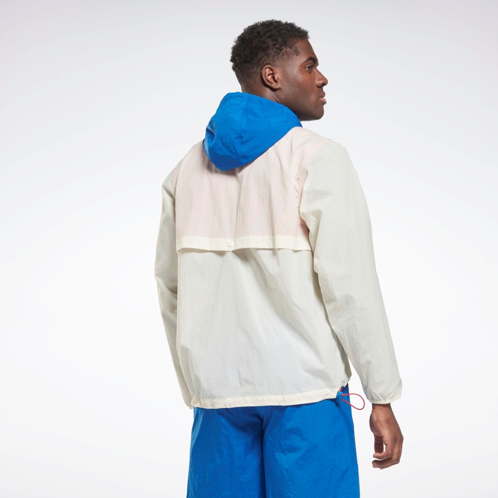 Reebok Lätta Woven Anorak Jacket Vita | BCVPS-0238