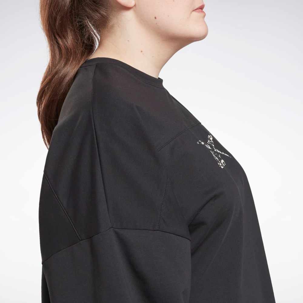 Reebok Modern Safari Coverup (Plus Size) Svarta | FXIRG-6542
