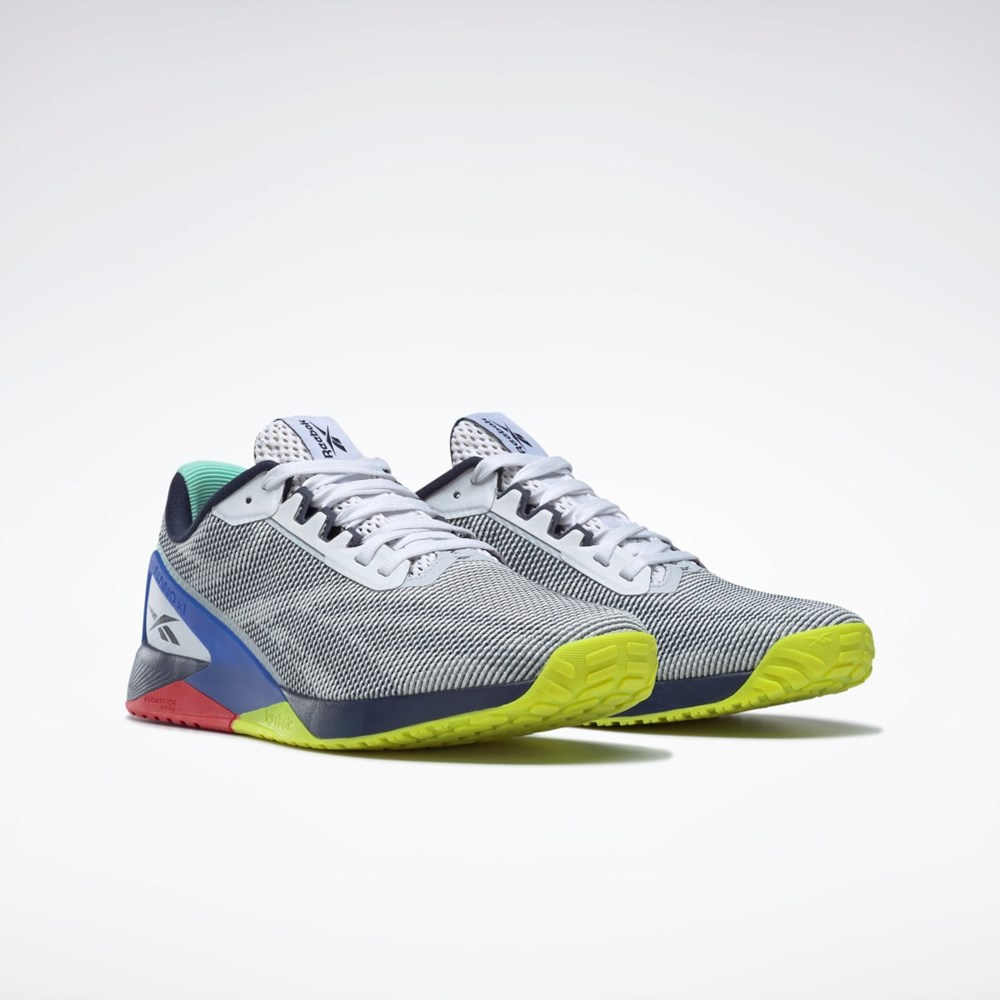 Reebok Nano X1 Grit Tränings Shoes Vita Marinblå Blå | LWRTQ-9582