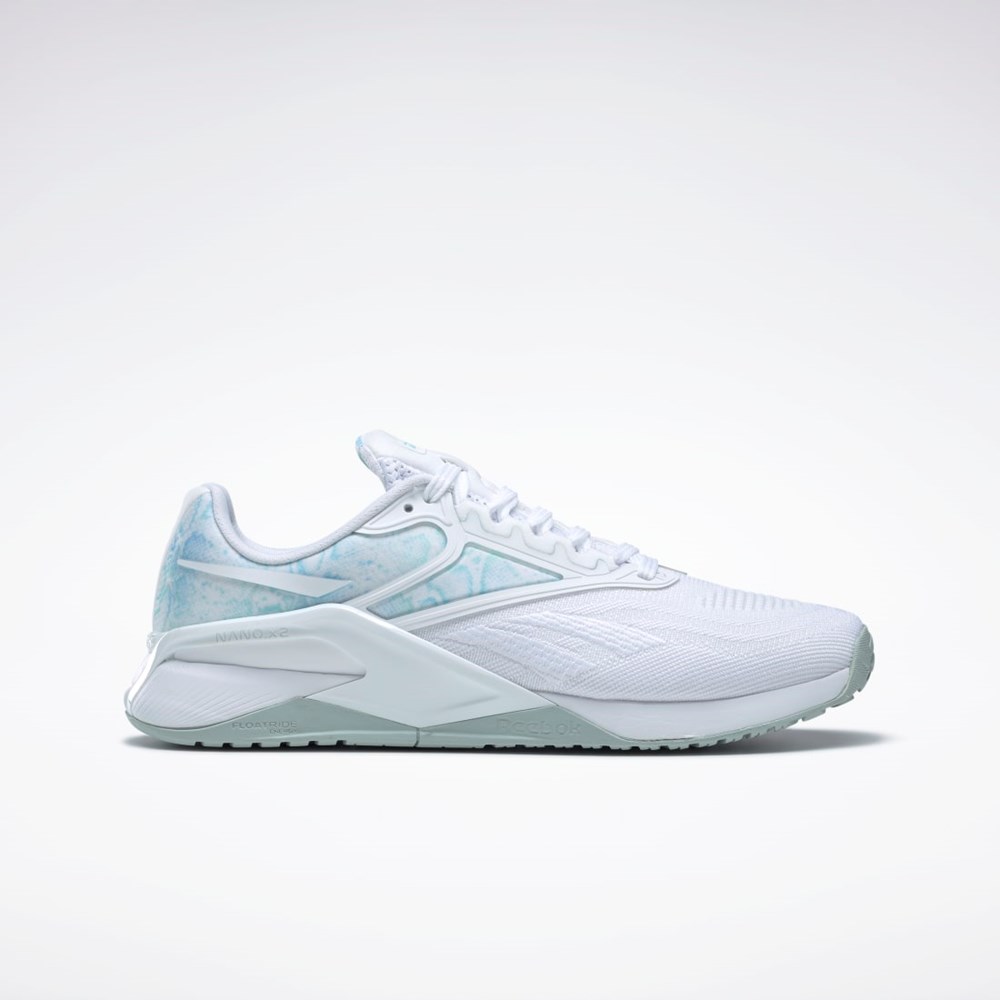 Reebok Nano X2 Tränings Shoes Vita Grå Mintgröna | OTEIR-7436