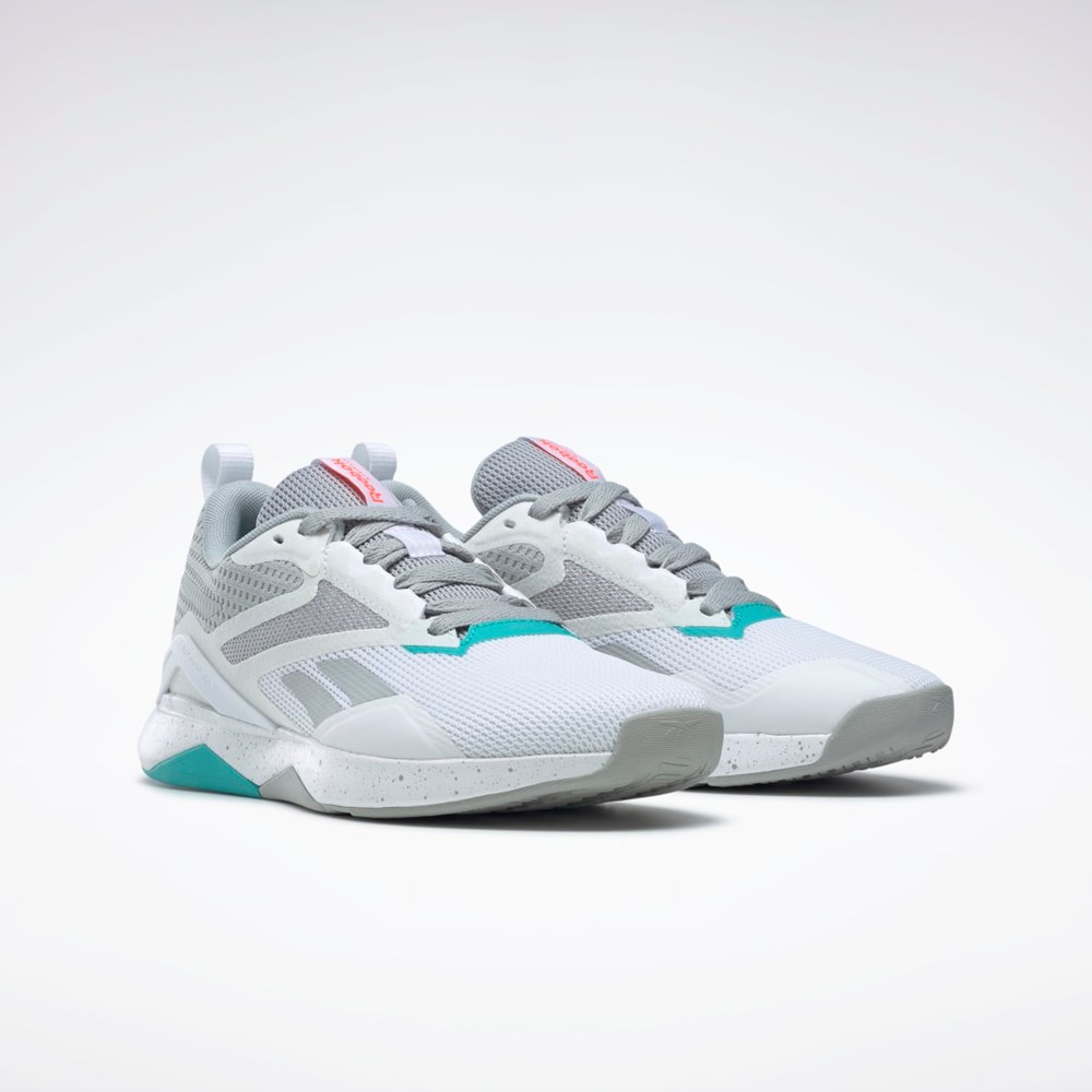 Reebok Nanoflex TR 2.0 Tränings Shoes Grå Vita | JTRLV-7034