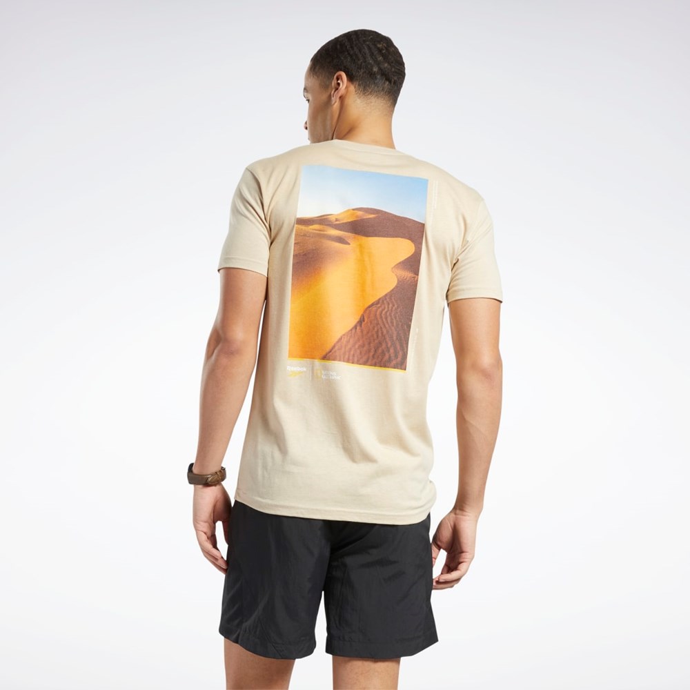Reebok National Geographic Korta Sleeve T-Shirt Multi | HPXUO-6409