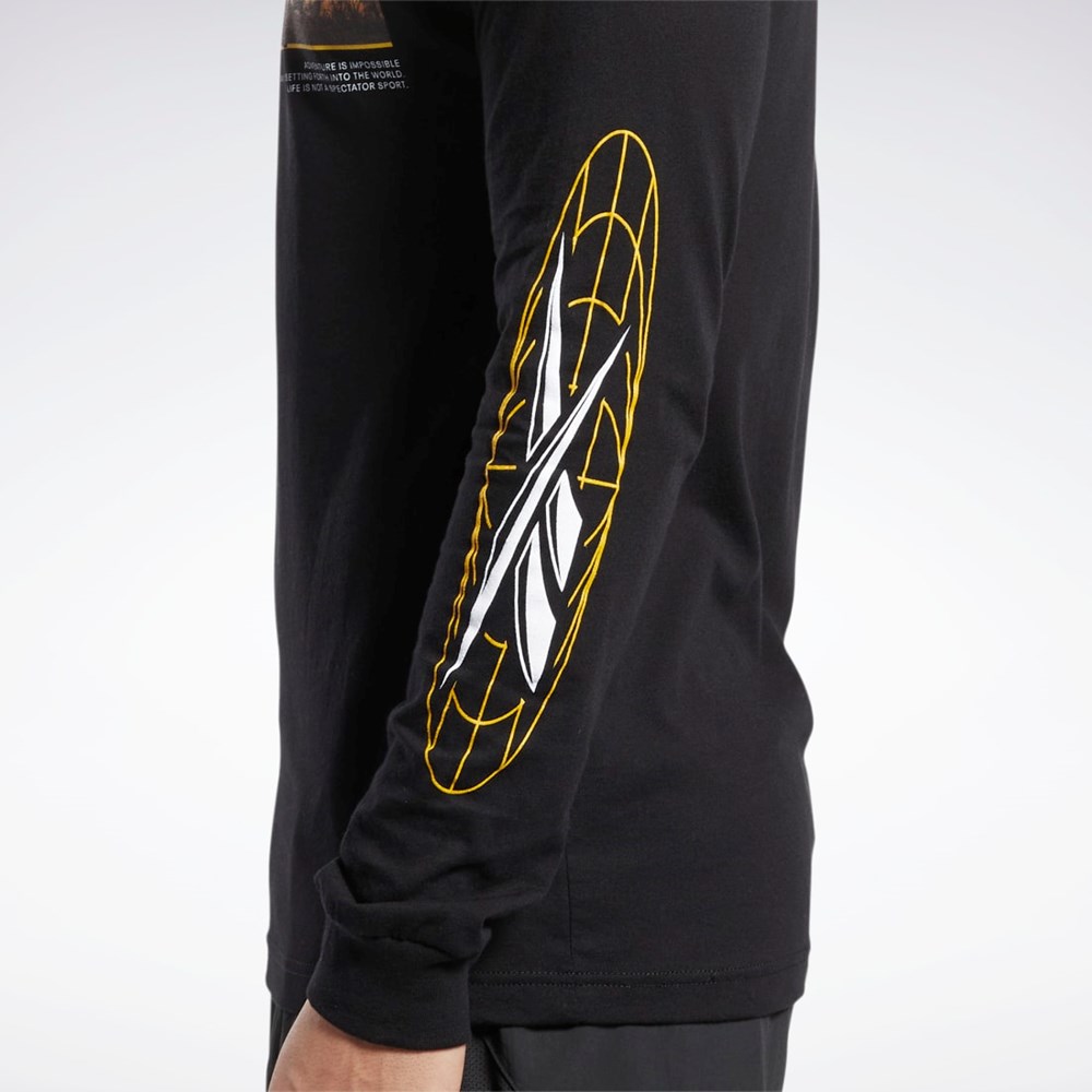 Reebok National Geographic Long Sleeve T-Shirt Multi | IJBGN-0861