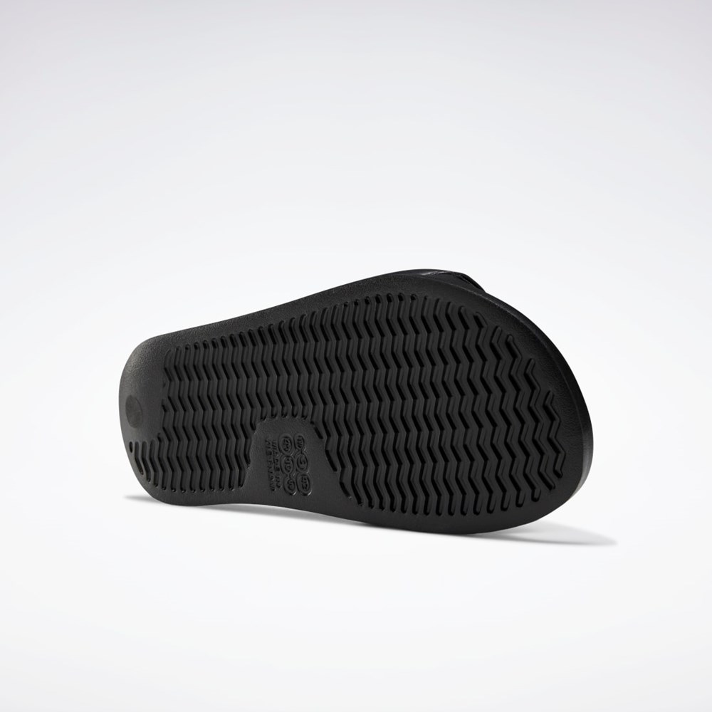 Reebok Reebok Classic Slides Svarta Vita Svarta | FJMCR-1540