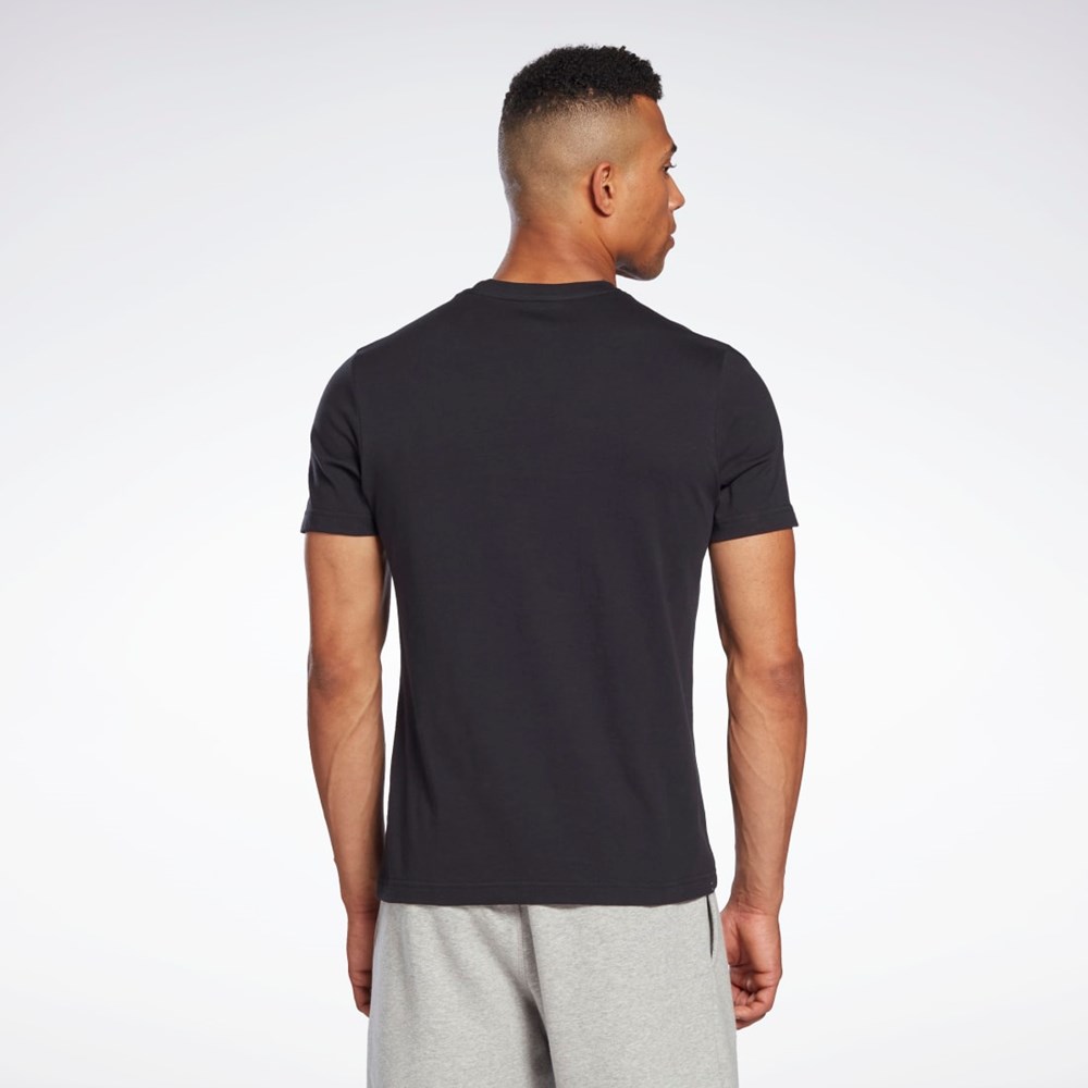 Reebok Reebok Identity Big Logo T-Shirt Svarta | NVZOL-8560