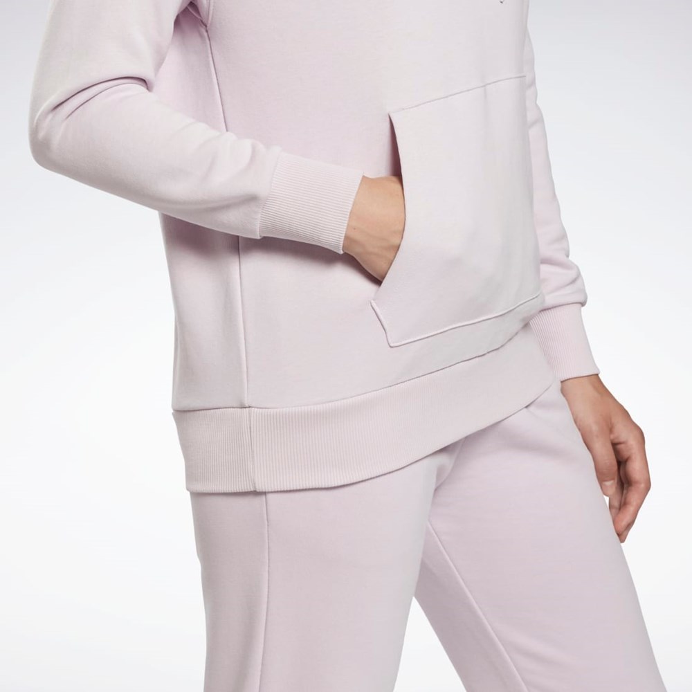 Reebok Reebok Identity Logo French Terry Hoodie Quartz Glow | USQEK-7583