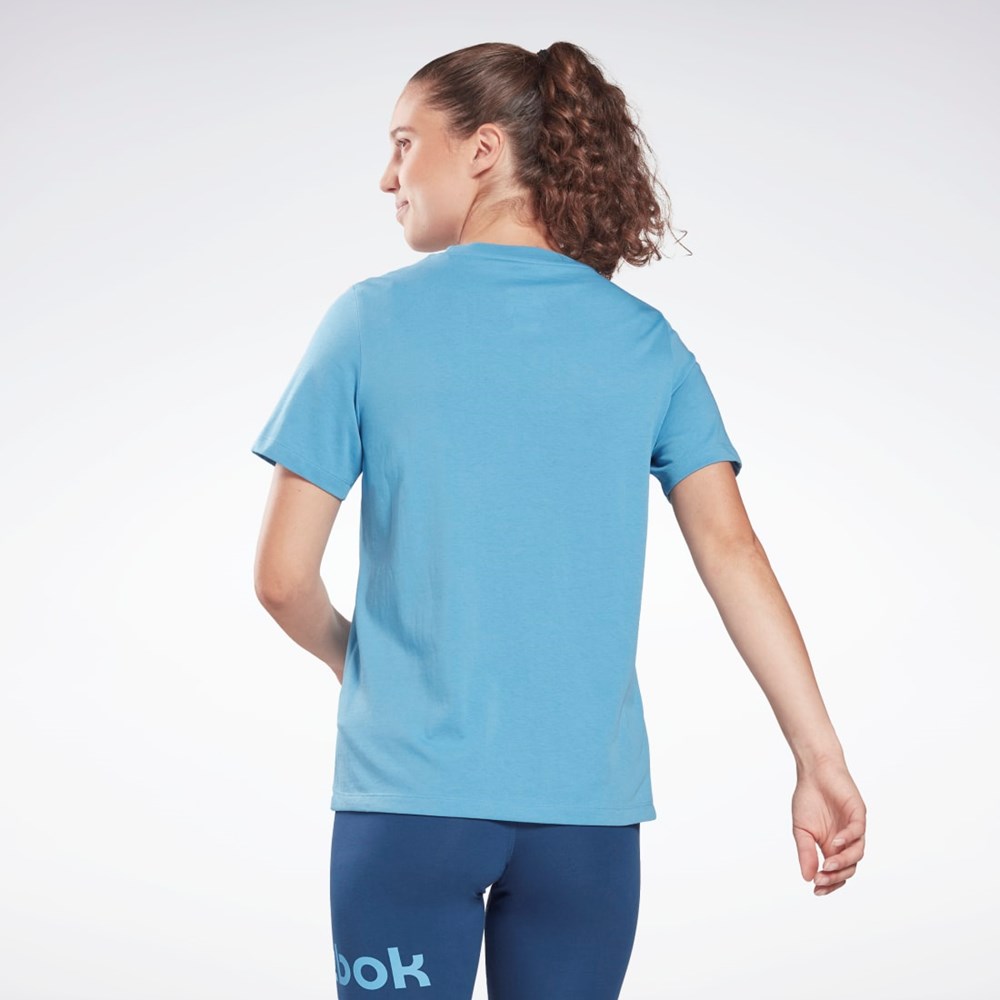 Reebok Reebok Identity T-Shirt Blå | XSBRE-2507