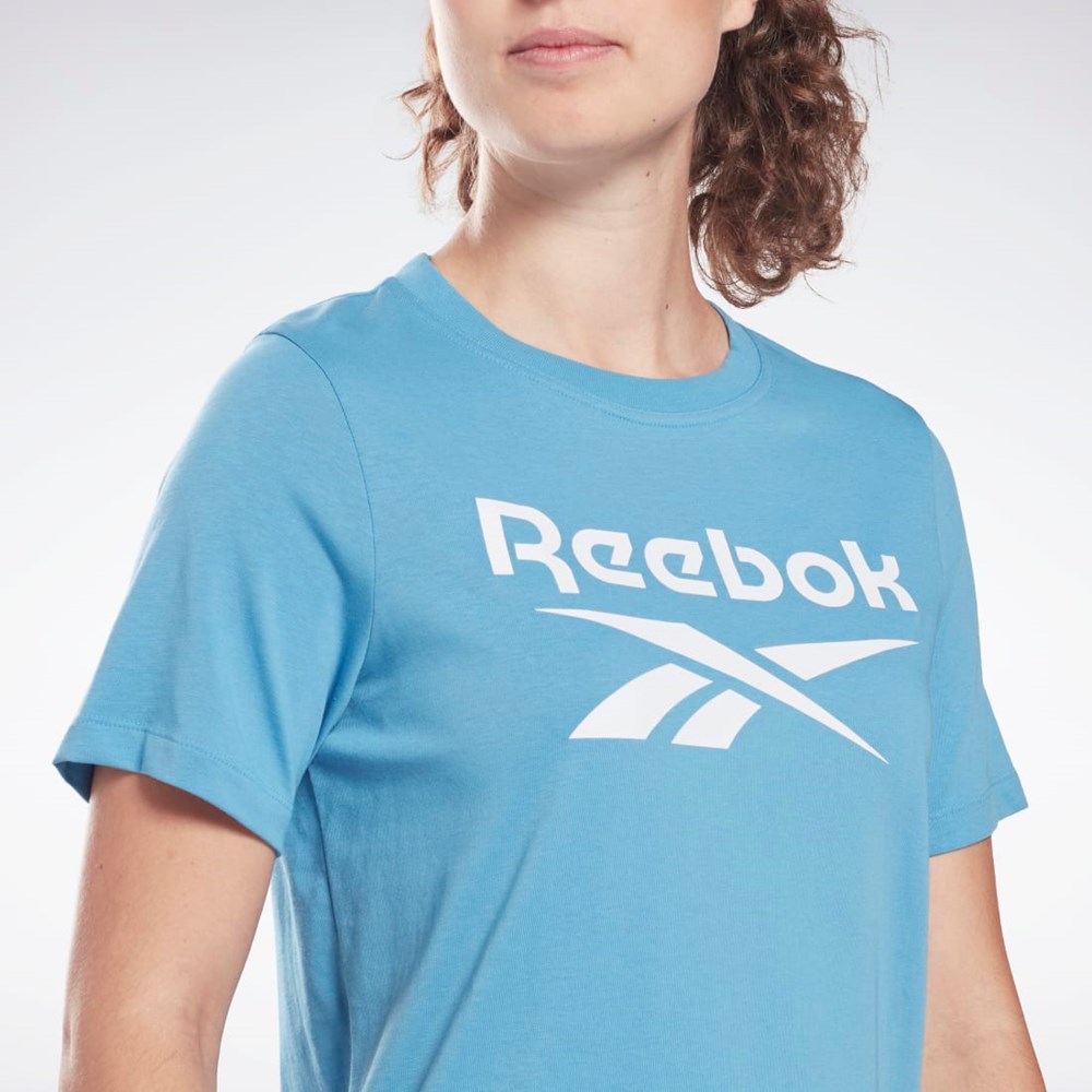 Reebok Reebok Identity T-Shirt Blå | XSBRE-2507