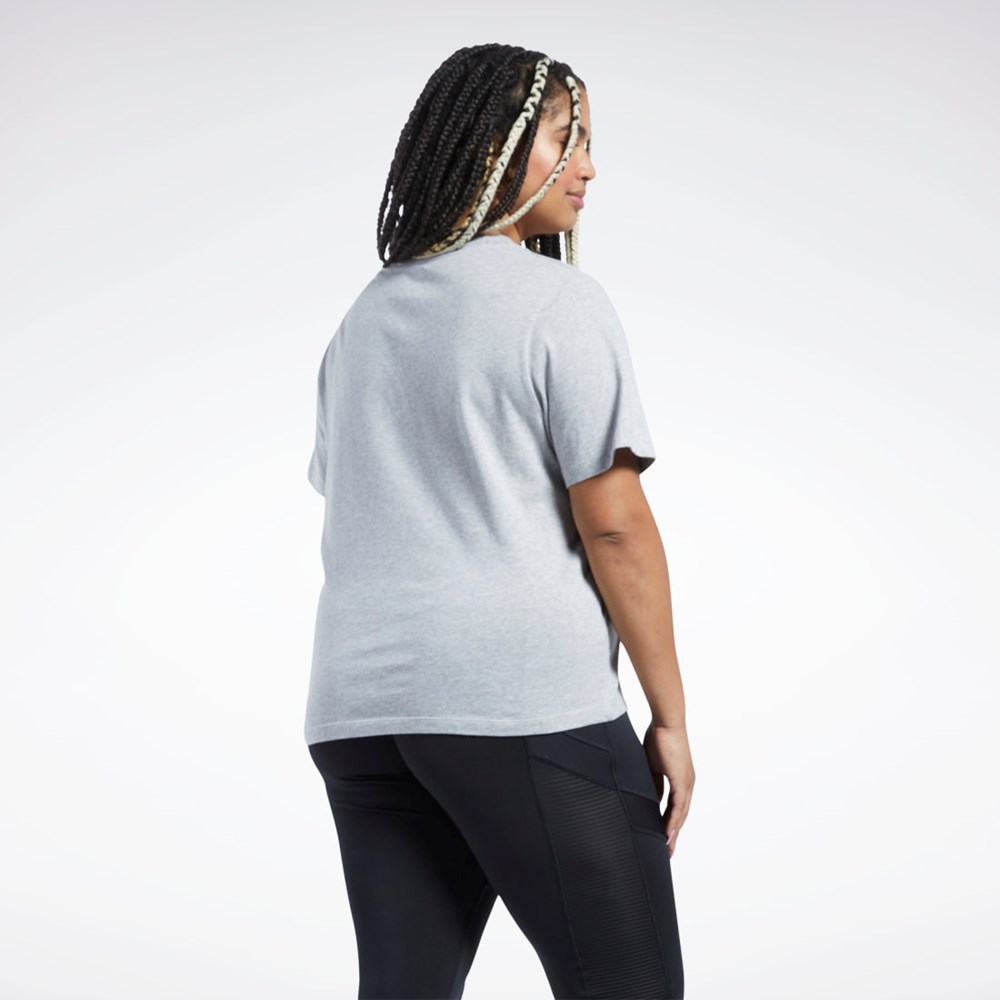 Reebok Reebok Identity T-Shirt (Plus Size) Grå | CNQWH-9361