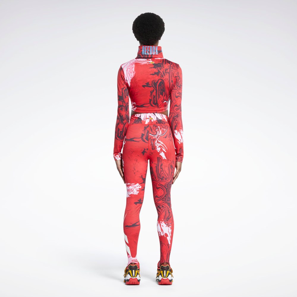 Reebok Reebok by Pyer Moss Leggings Röda | ROWVU-5639