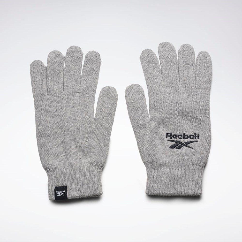 Reebok Sports Essentials Logo Gloves Grå | DMZYN-2910