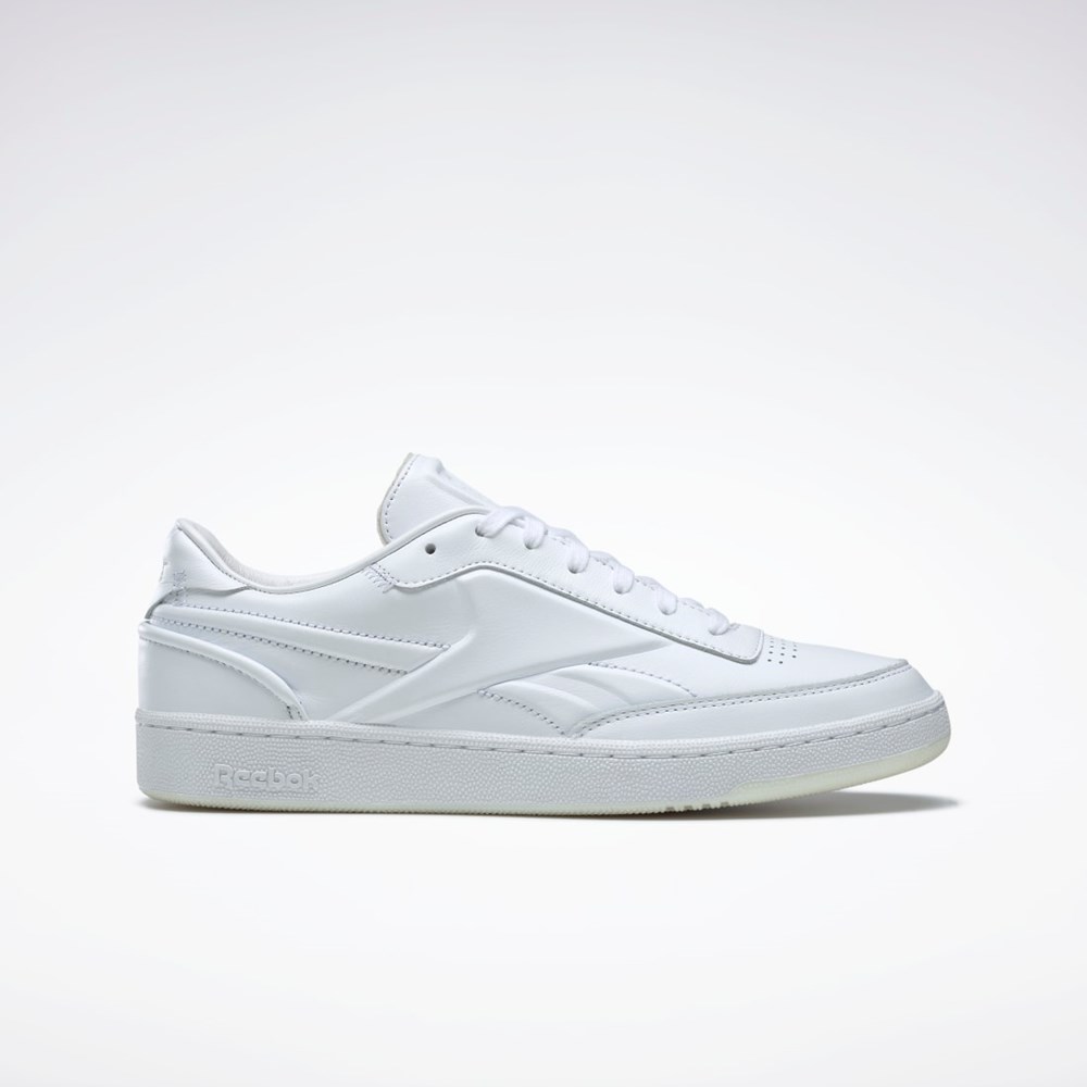 Reebok Victoria Beckham Club C Shoes Vita Vita Svarta | OESDG-8921