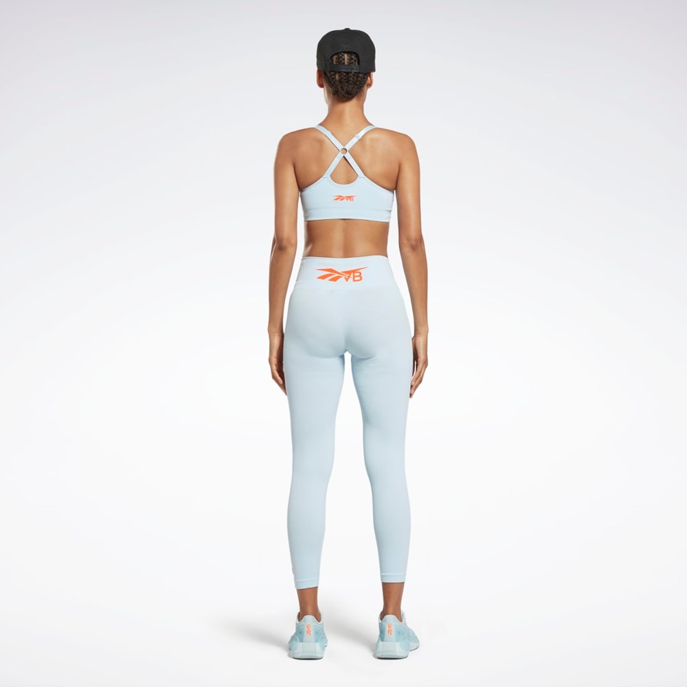 Reebok Victoria Beckham Light-Impact Seamless Bra Blå | ECTHQ-4650