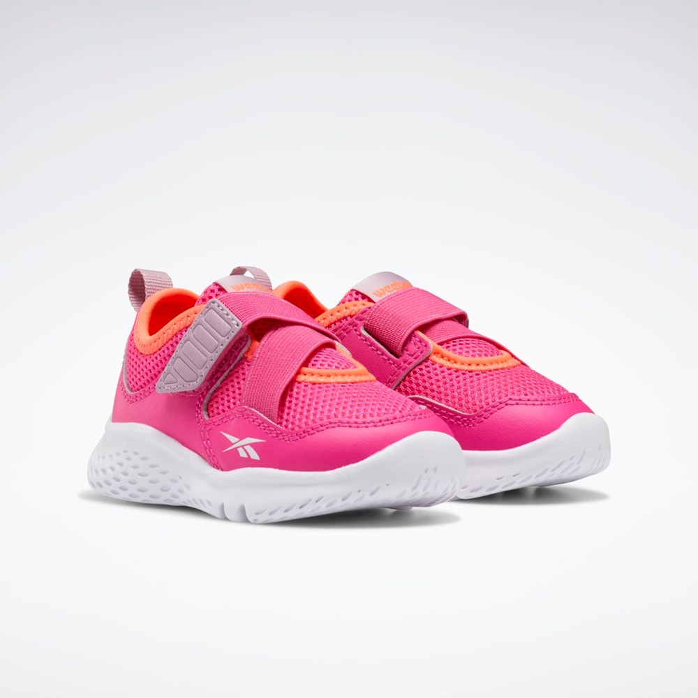 Reebok Weebok Flex Sprint Shoes - Toddler Rosa Vita Orange | RGDXE-1483