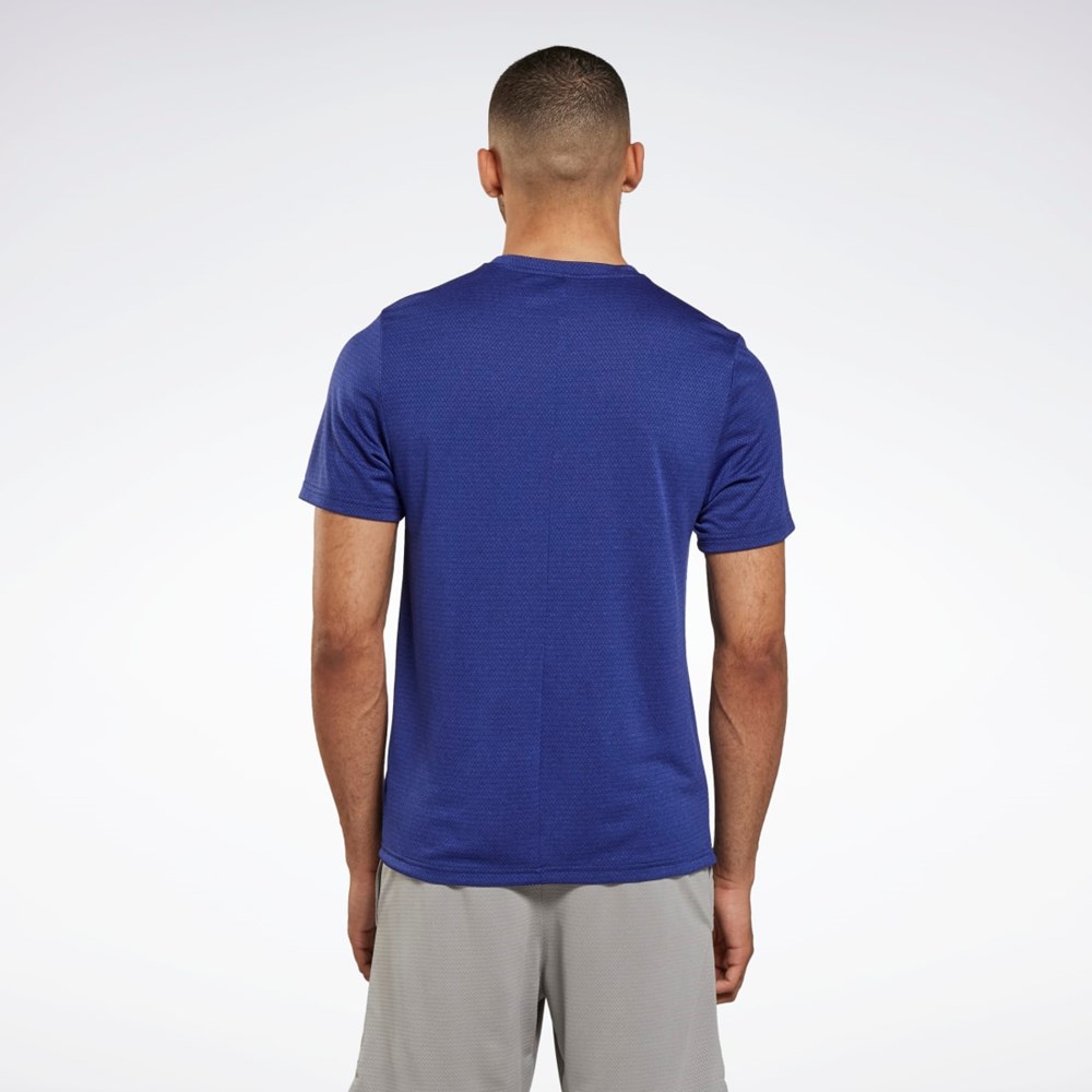 Reebok Workout Ready Mélange T-Shirt Lila | ANLIY-7201