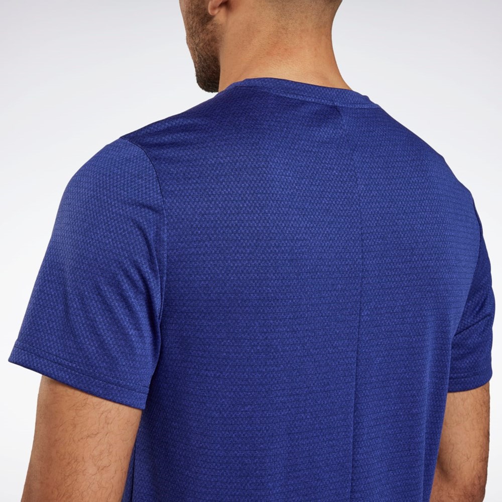 Reebok Workout Ready Mélange T-Shirt Lila | ANLIY-7201